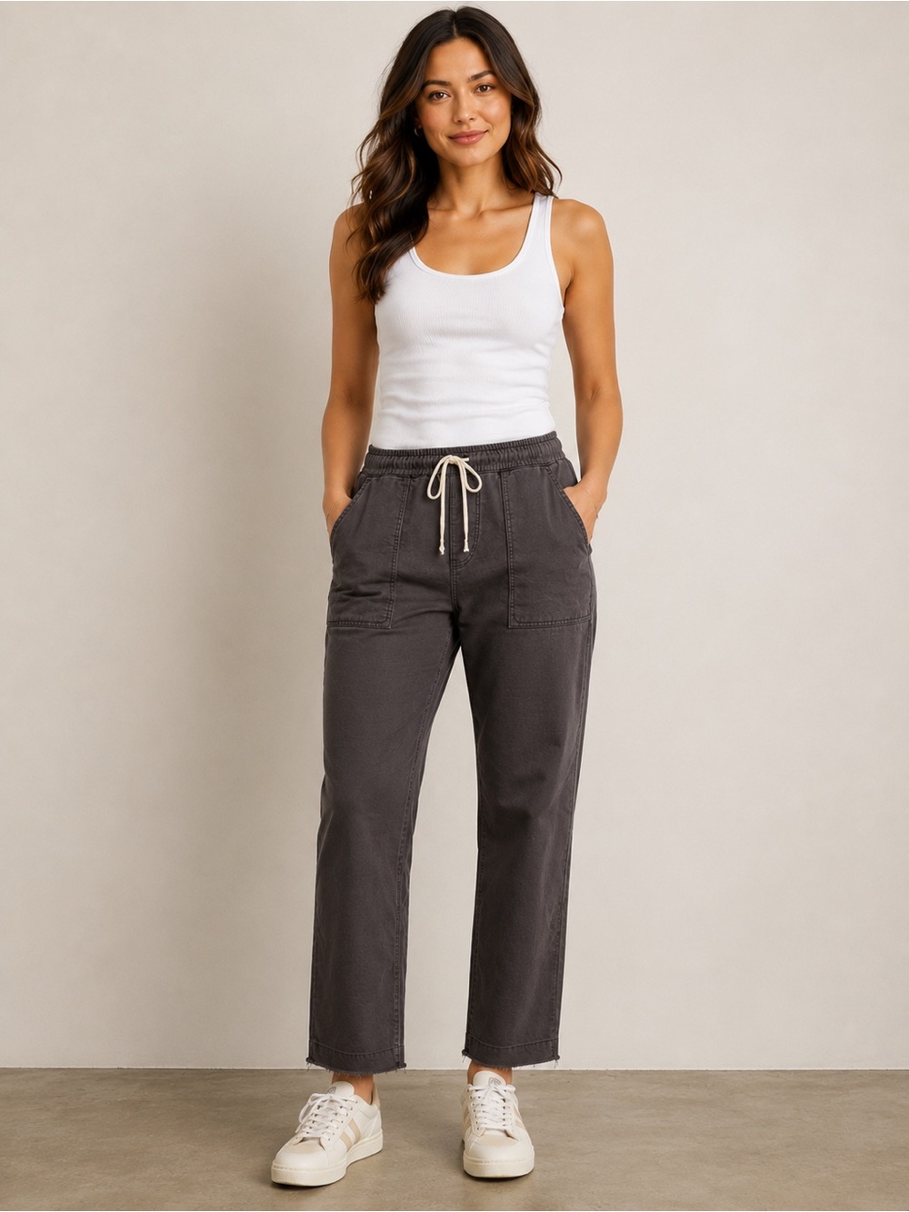Vuori Ripstop Pant Charcoal Organic Cotton Utility Pants Small Worn Once